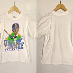 Salem Sportswear Ken Griffey Jr Vintage 1988 Seattle MLB Single Stitch Small S‎